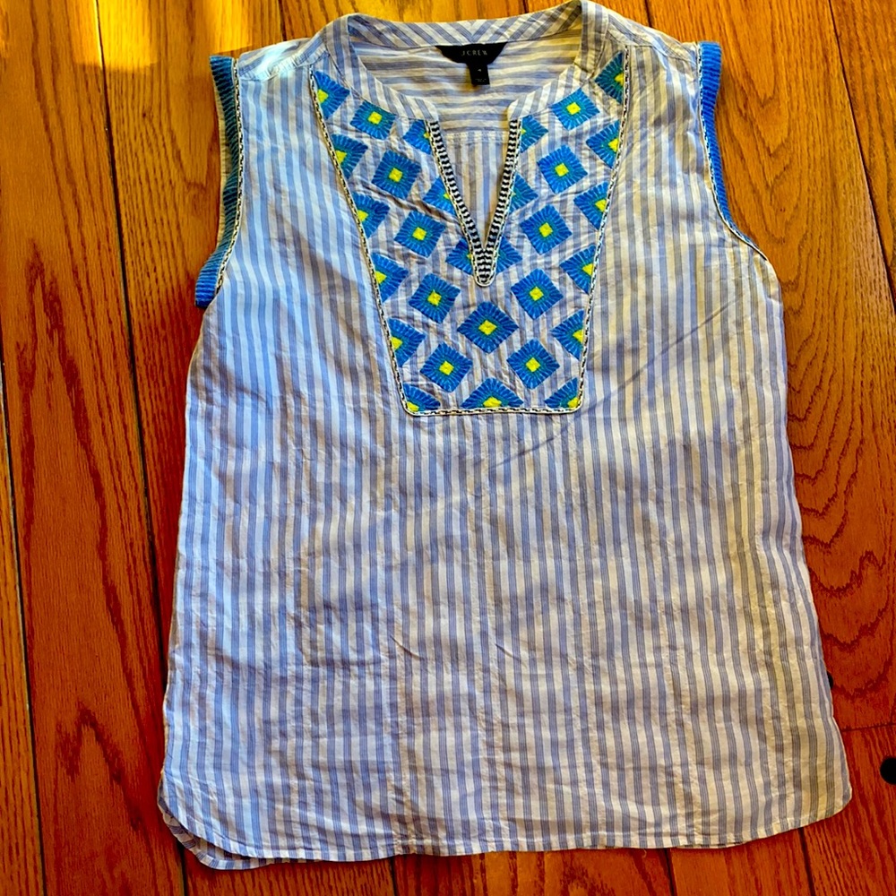 Jcrew sleeveless top